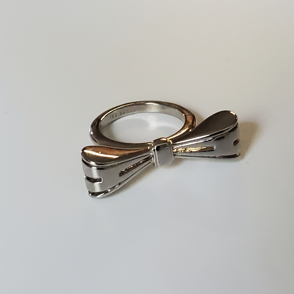 Ted Baker SILVER Bow Ring